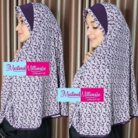 Jilbab Instan Hijab Kerudung Bergo Claire warna Violet