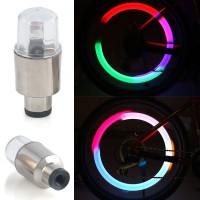 Jual TUTUP PENTIL LED MOTOR/MOBIL/SEPEDA MOTIF SMALL 7 WARNA Murah