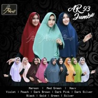 Jual Hijab Ar Rafi | AR 093 | Bergo/Jilbab Instan Serut Tali Belakang Jumbo Murah