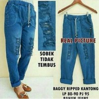 Jual celana sobek alika / ripped jeans Murah