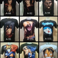 Jual Kaos 3D Anime ( Naruto, One Piece, Conan, Dragon Ball, DLL ) Murah
