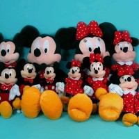 Jual Boneka Mickey & Minnie Mouse 10 boneka Murah