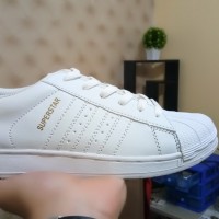 Jual Sepatu Adidas Superstar Putih List Putih Full Putih Pria Wanita Grosir Murah