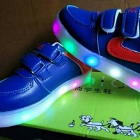 Jual sepatu anak led lampu nlke 31-35 Murah