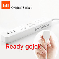 Jual StopKontak Xiaomi Mi Smart Power Strip Plug Adapter With 3 USB Port 2 Murah