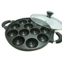 MURAH.! TAKOYAKI MAKER 12 Lubang Teflon Cetakan Wajan Teplon loyang
