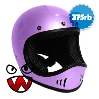 Helm Cakil Pilot Bogo Robot HBC lis list chrome Alien krum crome krom