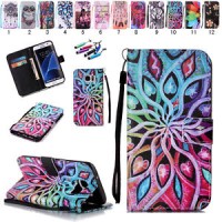 Wallet Card Holder PU Leather Flip Case Cover For Samsung Galaxy Phone