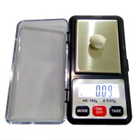 TIMBANGAN POCKET EMAS/ BERLIAN/ AKIK/SERBUK/ CINCIN/LOGAM MULIA AK-100