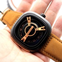 Jam Tangan Sevenfriday M Series Rose Gold Light Brown / M1 M2