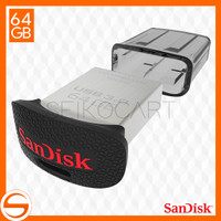 Jual SanDisk Ultra Fit USB3.0 64GB Flashdisk - ORIGINAL 100% GARANSI Murah