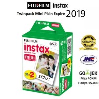 Jual Fujifilm Refill Polaroid Instax Mini Film Twinpack Plain - 20 Lembar Murah
