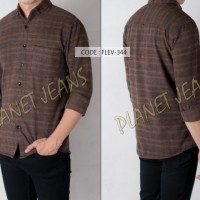Jual Kemeja bahan Flanel / Flannel tangan panjang untuk cowok /pria -flev22 Murah