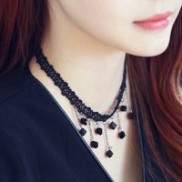 Jual choker impor/ kalung korea/ coker modist/ vintage necklace Murah