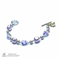 Perhiasan Gelang Swarovski - Vivena Lavender Bracelet by AR Hestia