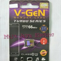 MicroSD Vgen 8GB TURBO Class10 Micro SD HC V-Gen 8 GB Class 10 Memory