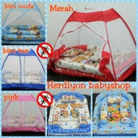 Jual set kasur bayi tenda kelambu bantal guling selimut popok bedong perlak Murah