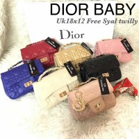 TAS SELEMPANG DIOR BABY MATTE SEMI SUPER
