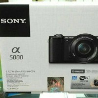 KAMERA SONY ALPHA @5000 KIT 16-50MM GARANSI RESMI SONY