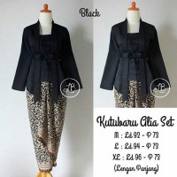 Jual TERBARU Setelan Kebaya Floy Kutu Baru Alia Black NEW Murah
