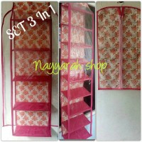 Jual Set 3 in1 Rak Gantung Tas, Sepatu,dan Jilbab/HSO,HBO & HJO Murah