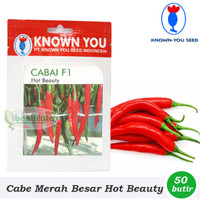 Kebun Benih/Bibit Cabe Merah Besar Hot Beauty F1 (Known You Seed)