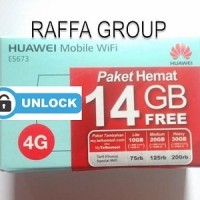 Jual MiFi Modem WiFi Router 4G UNLOCK Huawei E5673 Free Telkomsel 14GB Murah