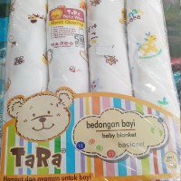 Jual Bedong Bayi Tara Baby Putih 90x110 Cm (4 pcs), Kualitas SNI Murah