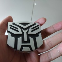 Jual Emblem Tempel / Sticker Mobil Transformers (Bahan Besi) Murah