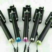 Jual Tongsis Kabel Lipat Full Black / Hitam Murah