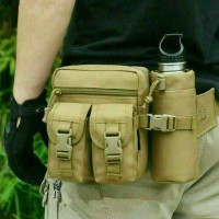 Jual tas slempang selempang pria army waistbag slingbag wanita import impor Murah