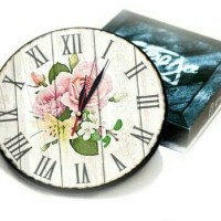 Jual Jam dinding Vintage Classic dengan Modern 30cm round Murah