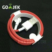 Jual Kabel DATA APPLE iPhone7 ORIGINAL RED USB iPhone 6 7 Lightning MERAH Murah