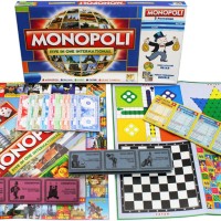 Jual Mainan Monopoli 5 In 1 Play Monopoli catur halma Ludo Ular Tangga Murah