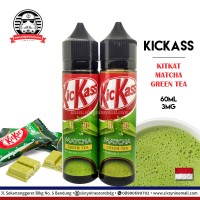 Jual KICKASS MATCHA GREEN TEA 60ML 3MG Premium Liquid KitKat Murah