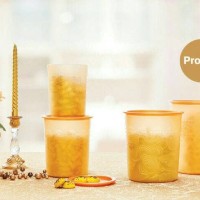 Jual Tupperware Mosaic Canister (4) Murah