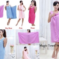 Jual Wearable Towel Baju Handuk Multifungsi Warna Kamar Mandi Fashion Bath Murah
