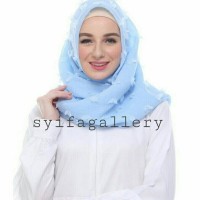 Jual Jilbab Segi Empat Linen Ruby (Square) Murah
