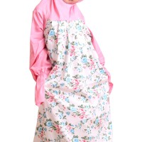 Jual Zahranaa Mukena Sarimbit Kids Aya Arinda 01 - Cream Pink Murah