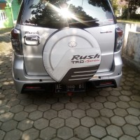 Jual Custom Cover Ban Serep Mobil Rush TRD Sportivo Custom Sarung No 2 Murah