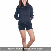 Pusat Jaket Online - Jaket Fleece Murah - sweater wanita fleece hitam