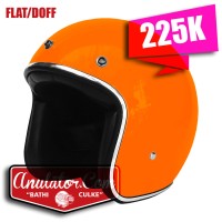 Helm Bogo Cakil Pilot Fino lis list chrome Caferacer krum crome krom