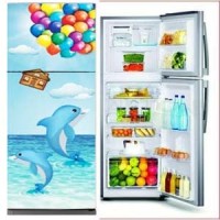 Jual STICKER KULKAS 2 PINTU GRE 093 60CMX150CM DOLPHIN N BALLON HOUSE Murah