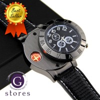 Jual Jam Tangan USB Korek Api Powered with Lighter Mancis Elektrik Murah