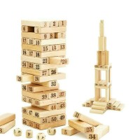 Jual UNO STACKO JUMBO NATURAL WOOD TOY MAINAN EDUKASI ANAK LATIH KREATIF Murah