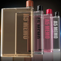 Jual BARU MemoBottle A5 Letter 420ml Botol Minum Memo Bottle Tipis Slim Murah