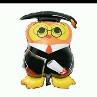 Jual Balon wisuda owl / burung hantu ukuran 60 cm Murah
