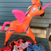 Jual Mainan boneka tiup My Little Pony souvenir anak funny toys play Murah