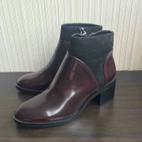 ZARA 6132 Maroon Sepatu Boots Wanita Original
