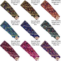Jual Rok Lilit Kain Serut Etnik Batik Semi Sutra Wrap Skirt Songket New BSB Murah
